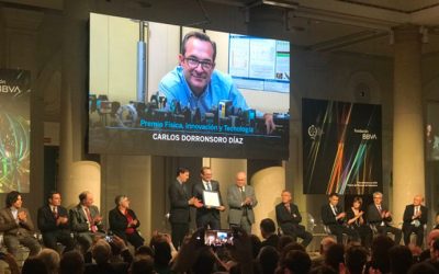 Carlos Dorronsoro awarded by the Royal Spanish Society of Physics