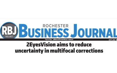 2EyesVision featured in the Rochester Business Journal